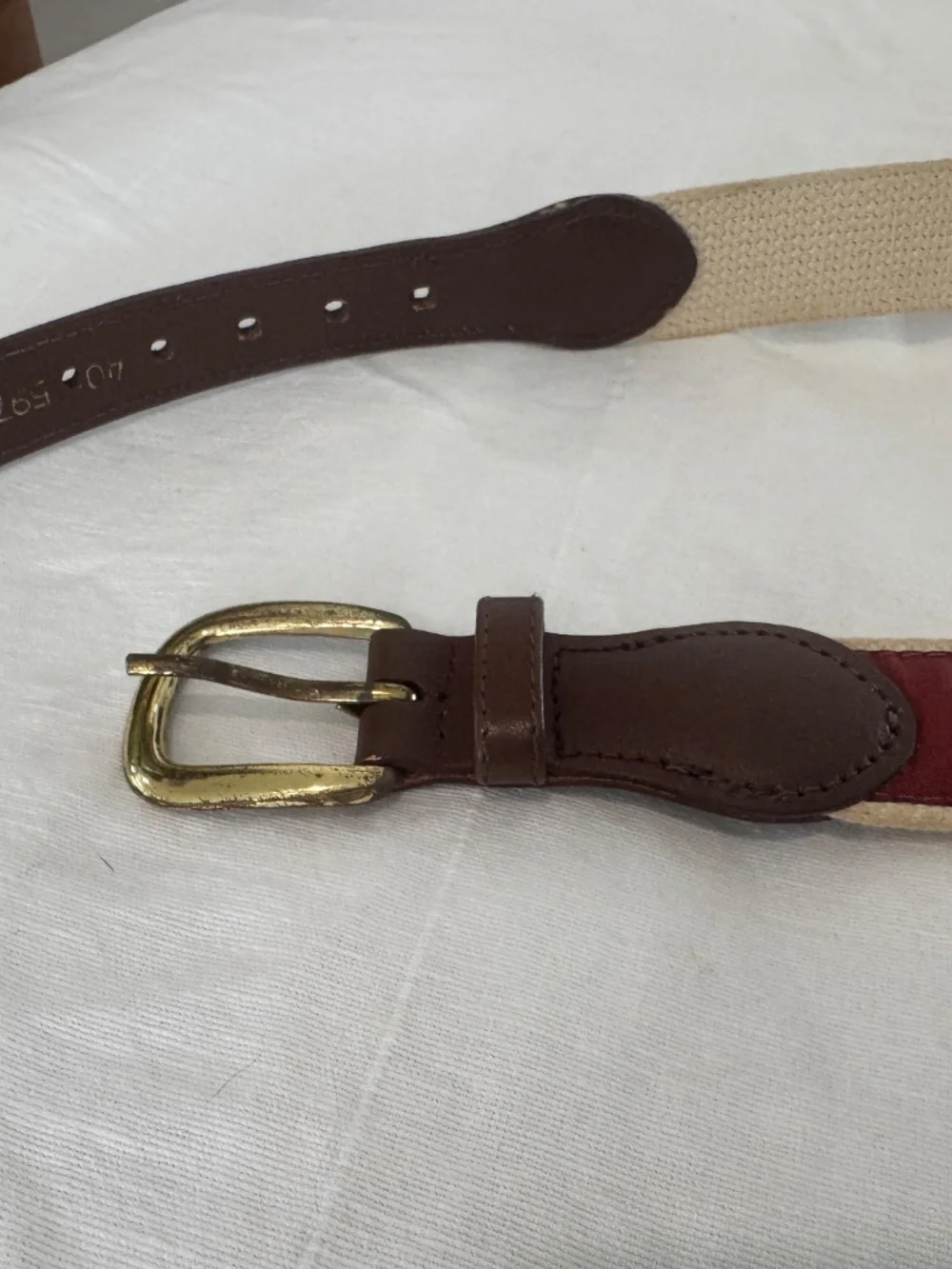Vintage FSU (Florida State) Campus Classics Ribbon/Web Belt - Men’s 40